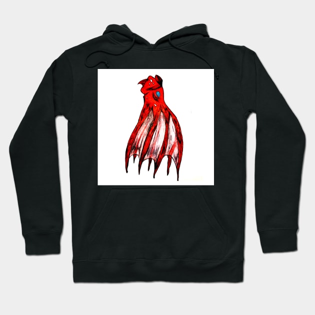 Vlad the Vampire Squid Hoodie by Raidyn